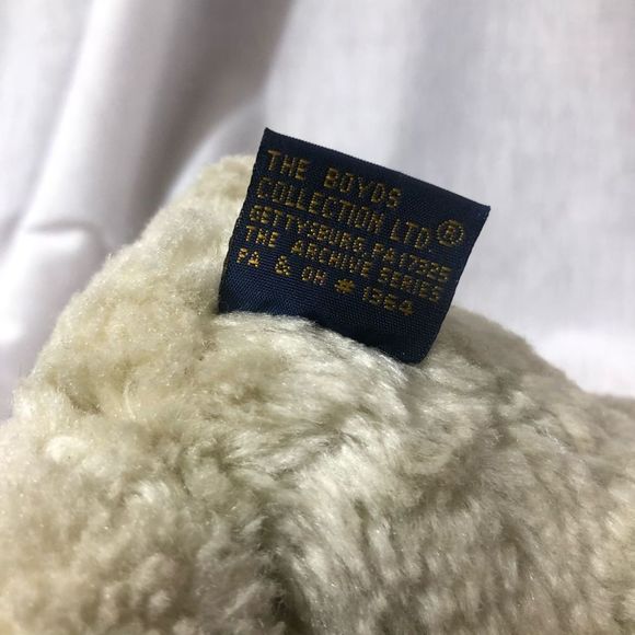 Vintage Boyd’s Bears Light Brown 11" Pink Hat Jointed Collectible Handmade - Picture 6 of 11